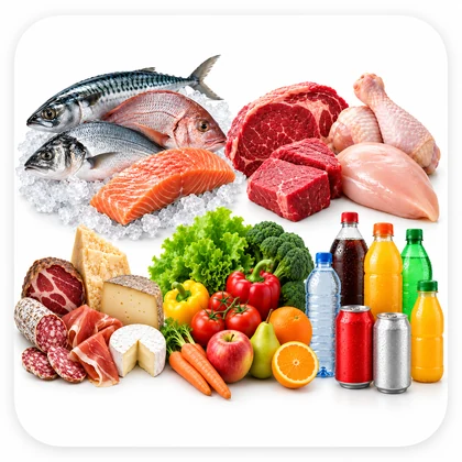 Esempi di alimenti per cella a temperatura normale